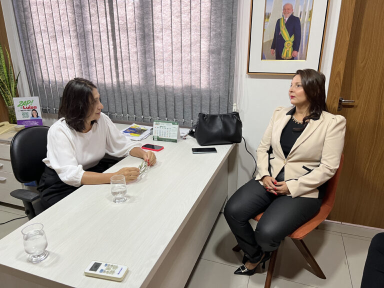 Visita da vereadora de Cassilândia Sumara Leal