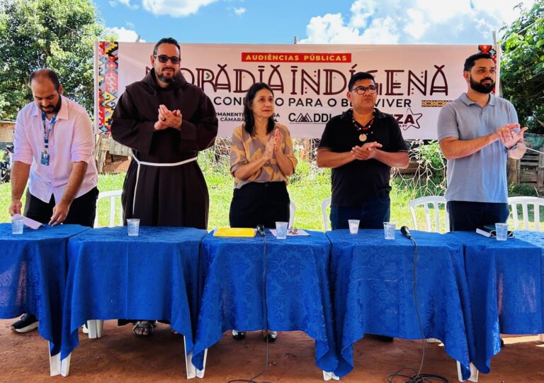 Em audiência sobre moradia indígena, vereadora Luiza garante confirmação de 100 casas e reassentamento das famílias da Aldeia Água Funda em até dois anos