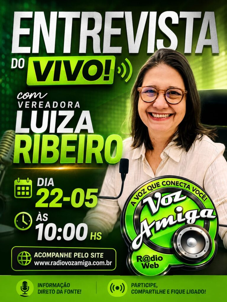Luiza na Rádio Voz Amiga
