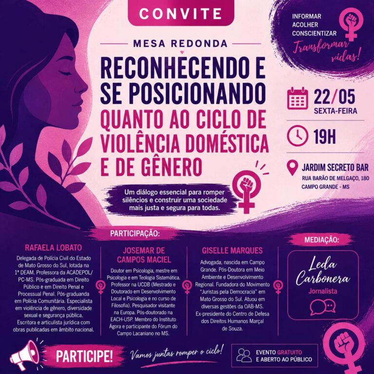 SE POSICIONANDO QUANTO AO CICLO DE VIOLÊNCIA DOMÉSTICA E DE GÊNERO
