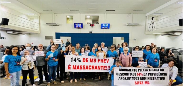 Luiza Ribeiro defende aposentados de MS e critica desconto de 14% na previdência